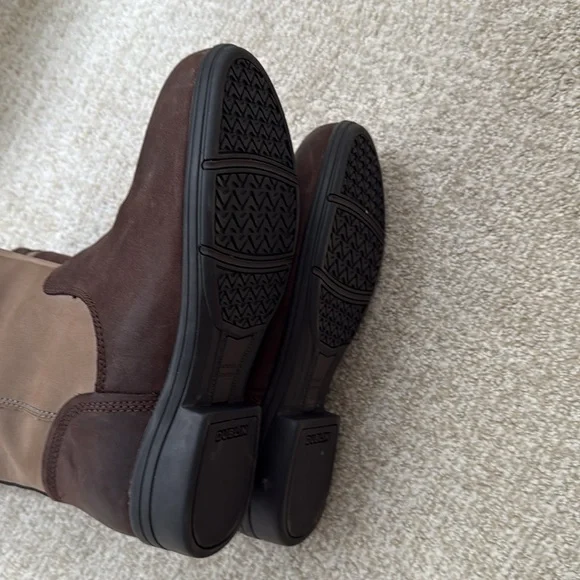 Dublin Estuary Western Cozy Cabin Brown Two Tone Leather Riding Boots Size 8.5 - Picture 6 of 7